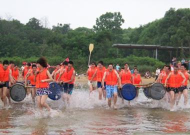 扎筏泅渡